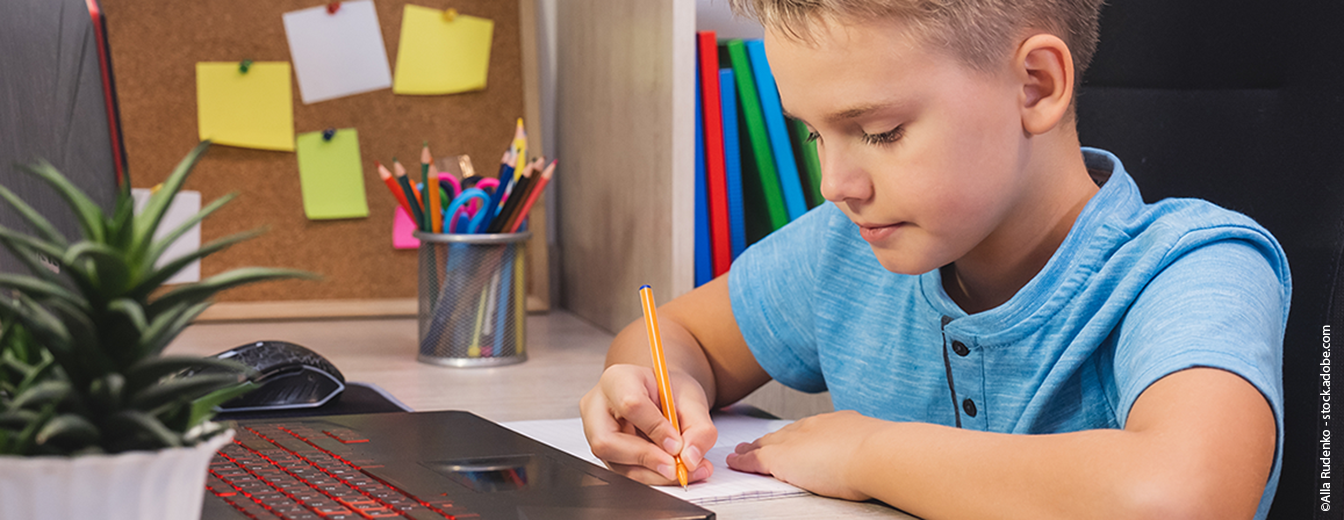 Onlineunterricht und Homeschooling