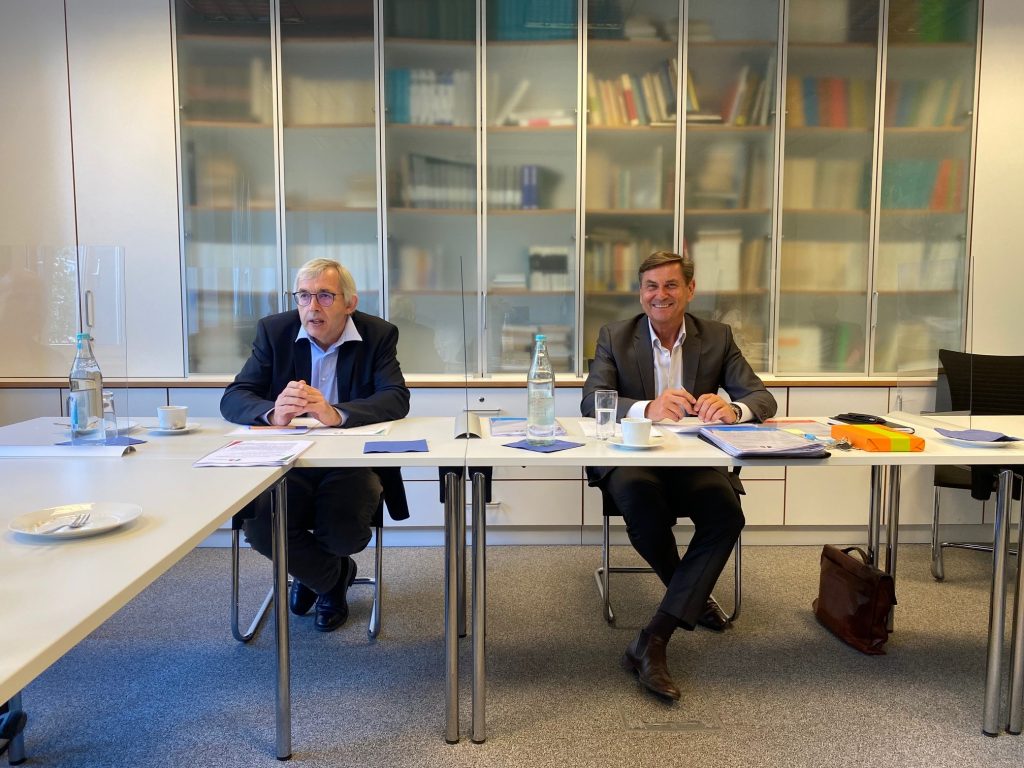 Staatssekretär Klaus Kaiser und NRWL-Präsident Andreas Bartsch