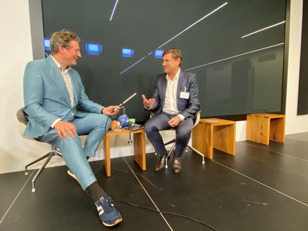 Andreas Bartsch & Dr. Eckart von Hirschhausen beim Aachener Tag der Luftqualität