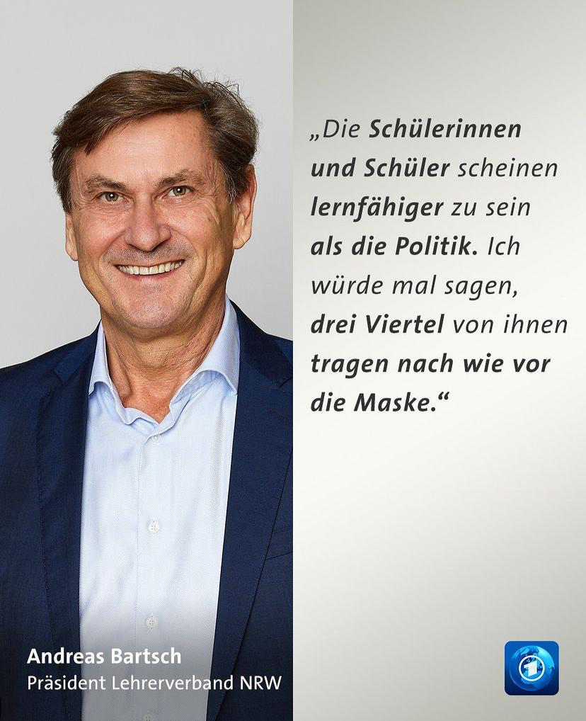 Treiber der Pandemie sind nicht die Schulen - Andreas Bartsch in der Tagesschau